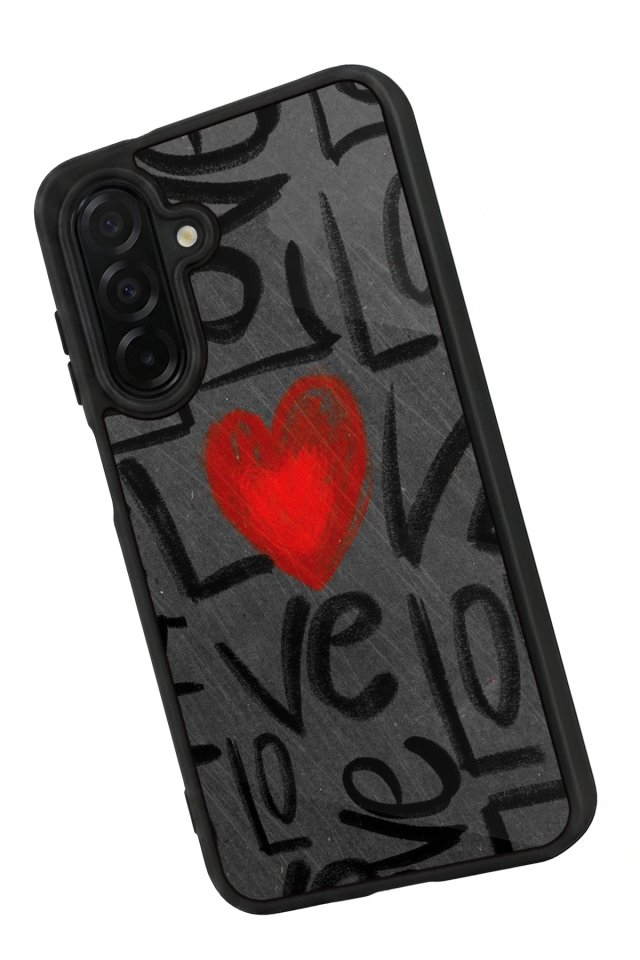 Samsung Galaxy A26 Uyumlu Love Tasarımlı Glossy Premium Kılıf