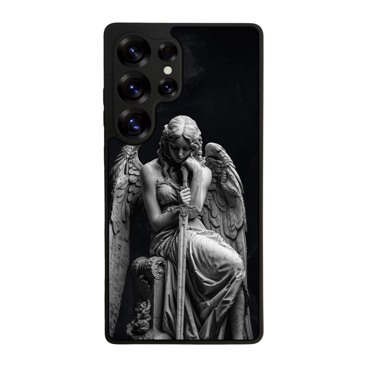 Samsung Galaxy S25 Ultra Uyumlu Melek Tasarımlı Glossy Premium Kılıf