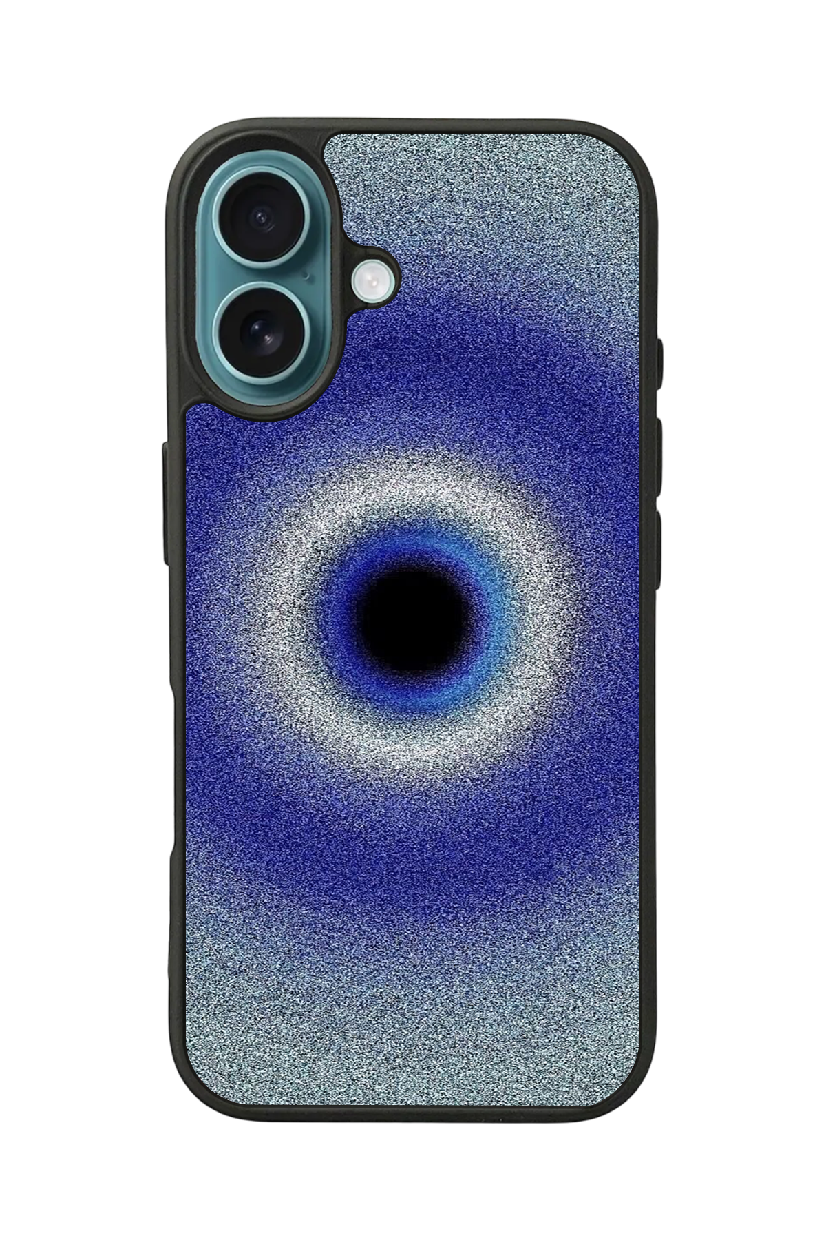 iPhone 16 Plus Uyumlu Nazar Tasarımlı Glossy Premium Kılıf