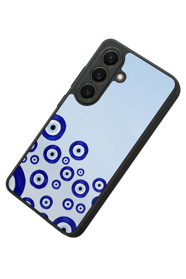 Samsung Galaxy S26 Uyumlu Nazar Tasarımlı Glossy Premium Kılıf