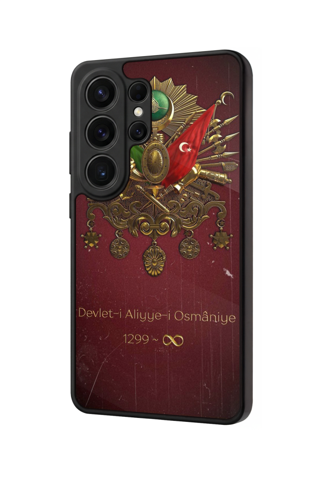 Samsung Galaxy S26 Ultra Uyumlu Osmanli Tugrasi Tasarımlı Glossy Premium Kılıf