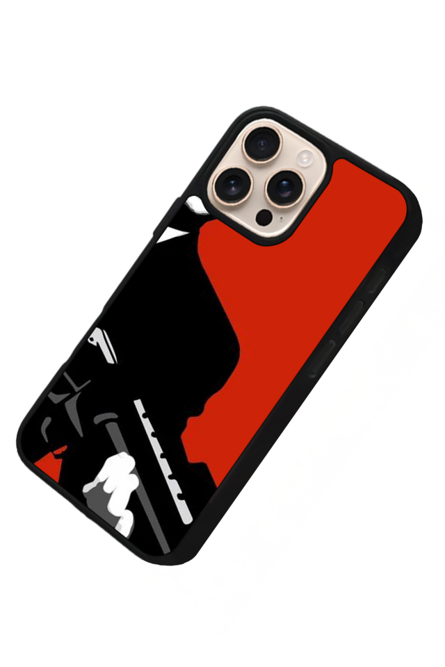 iPhone 14 Pro Uyumlu Scarface Tasarımlı Glossy Premium Kılıf