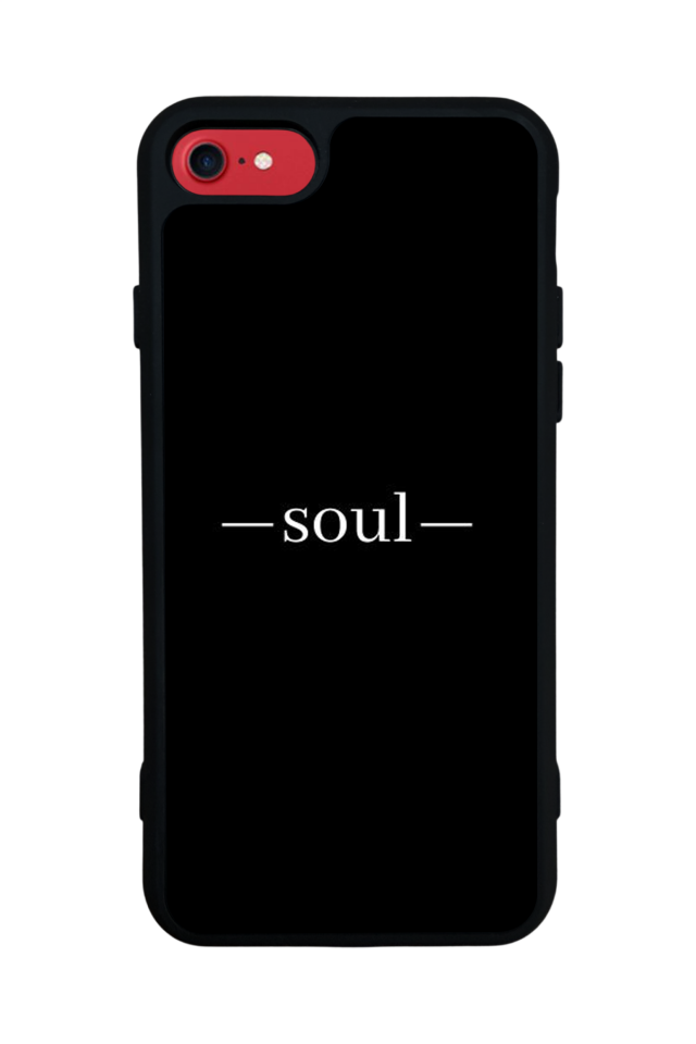 iPhone SE Uyumlu SOUL Tasarımlı Glossy Premium Kılıf
