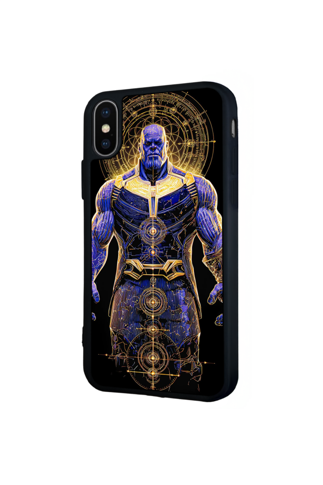 iPhone X/ XS Uyumlu Thanos Tasarımlı Glossy Premium Kılıf