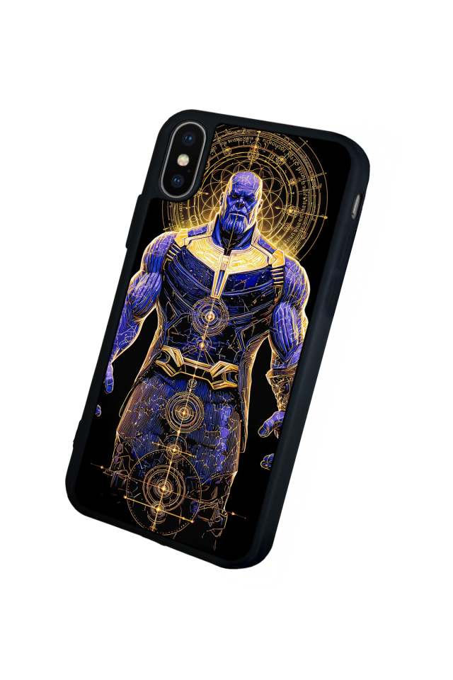iPhone X/ XS Uyumlu Thanos Tasarımlı Glossy Premium Kılıf