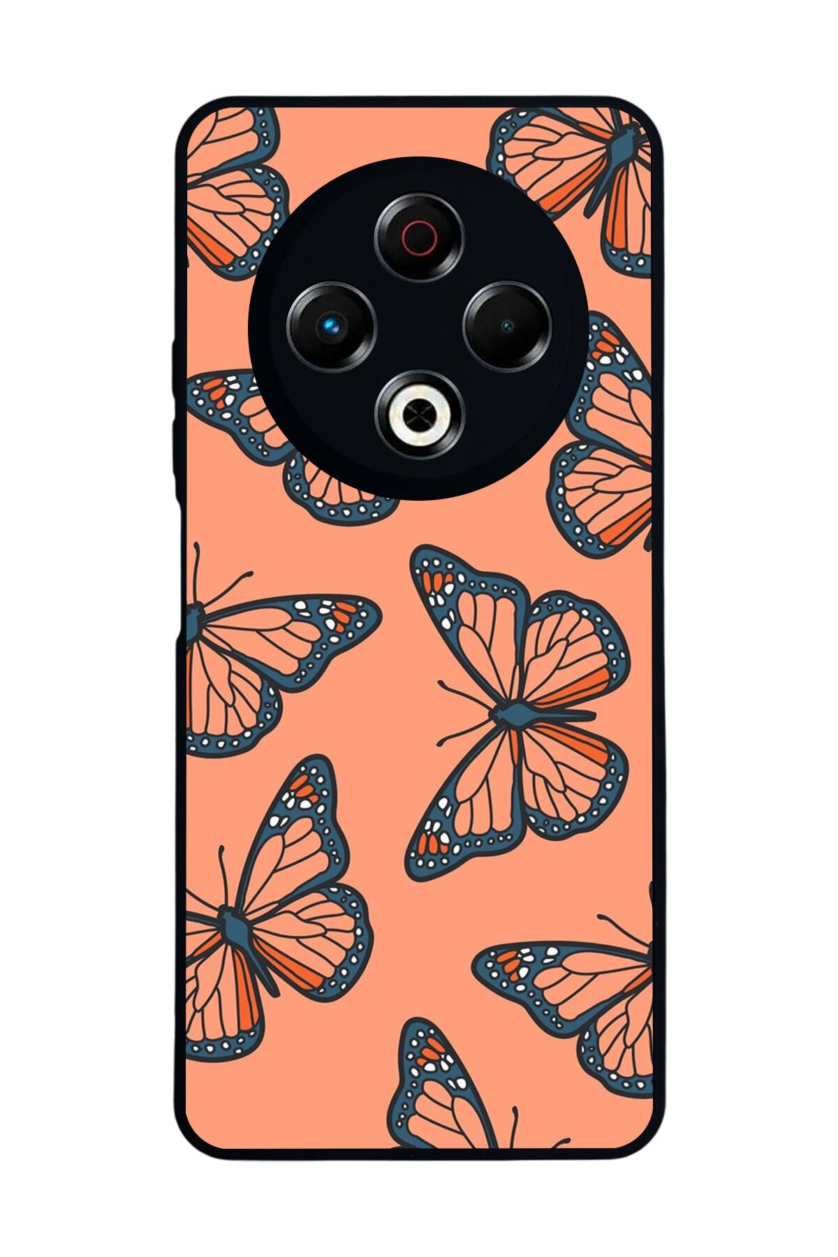 Tecno Spark 30 Uyumlu Kelebek Tasarımlı Glossy Premium Kılıf
