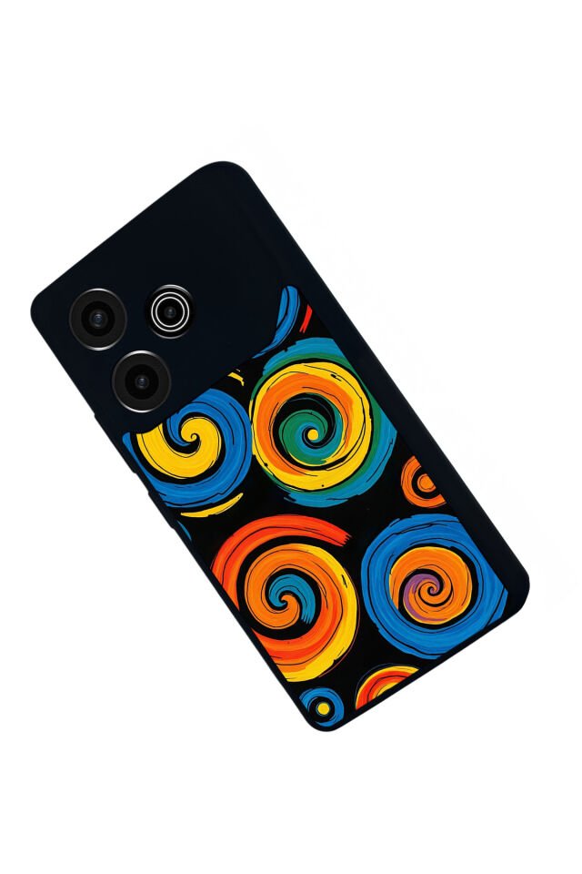 Tecno Pova 6 Uyumlu Abstract Tasarımlı Glossy Premium Kılıf