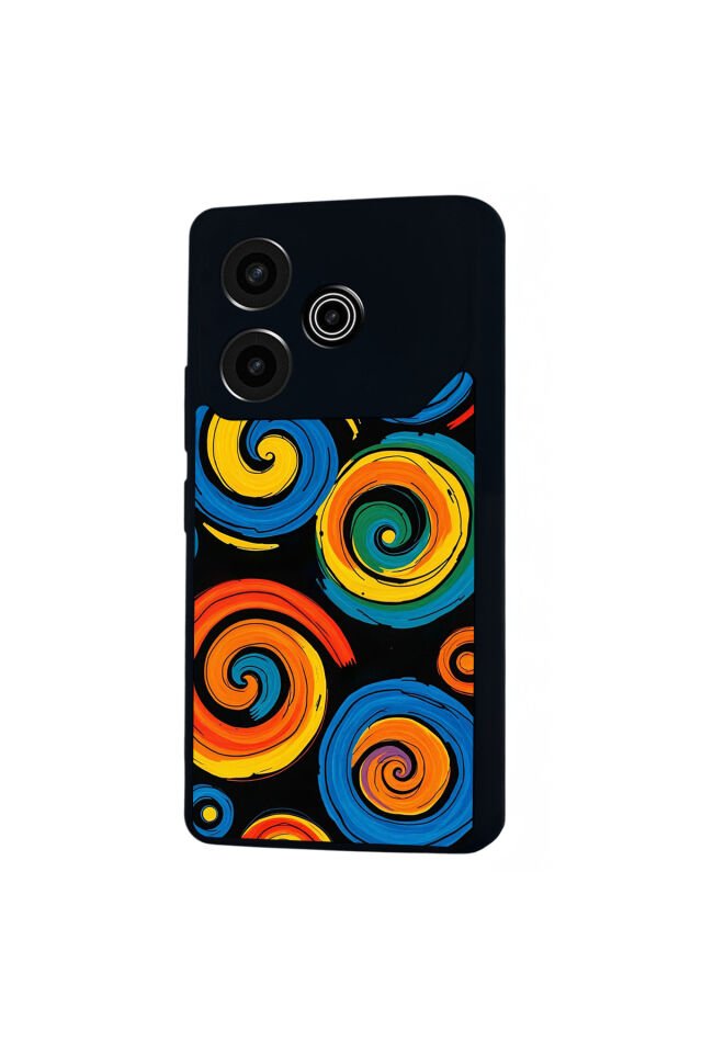 Tecno Pova 6 Uyumlu Abstract Tasarımlı Glossy Premium Kılıf
