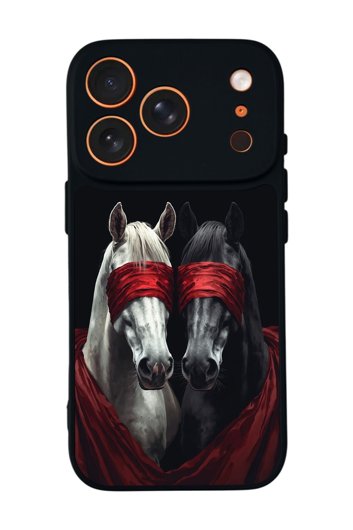 iPhone 17 Pro Max Uyumlu At Horse Tasarımlı Glossy Premium Kılıf
