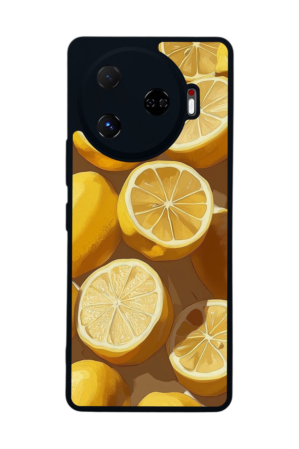 Tecno Camon 30 Pro Uyumlu Limon Tasarımlı Glossy Premium Kılıf