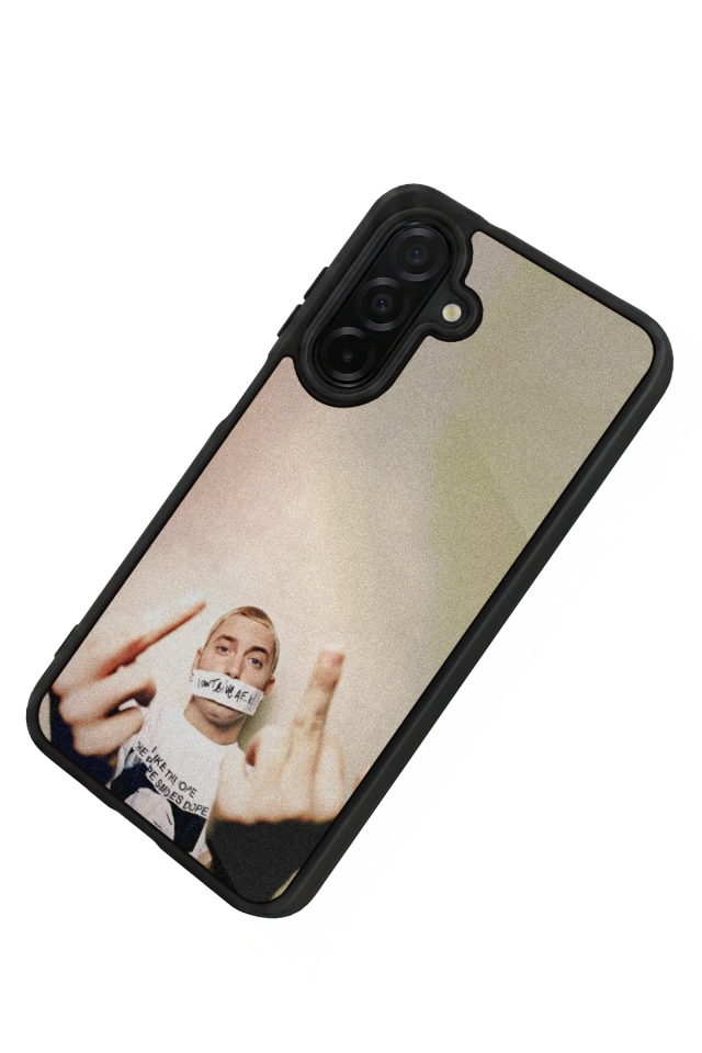 Samsung Galaxy A36 Uyumlu Eminem Tasarımlı Glossy Premium Kılıf