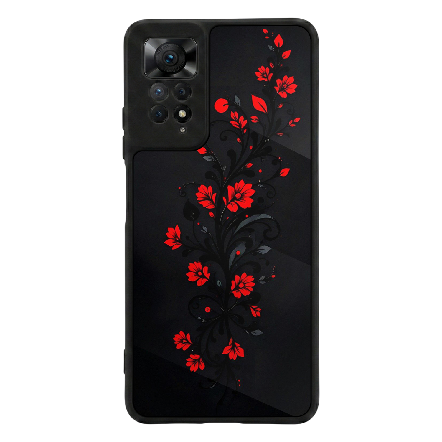 Xiaomi Redmi Note 11 Pro Uyumlu Kelebek Tasarımlı Glossy Premium Kılıf