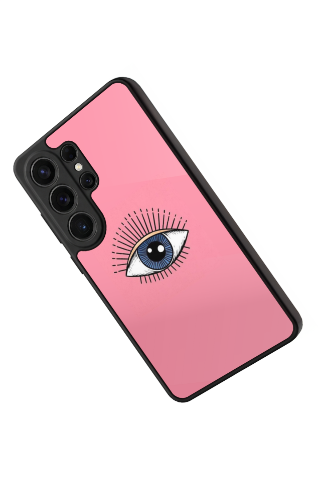 Samsung Galaxy S26 Ultra Uyumlu Göz Tasarımlı Glossy Premium Kılıf