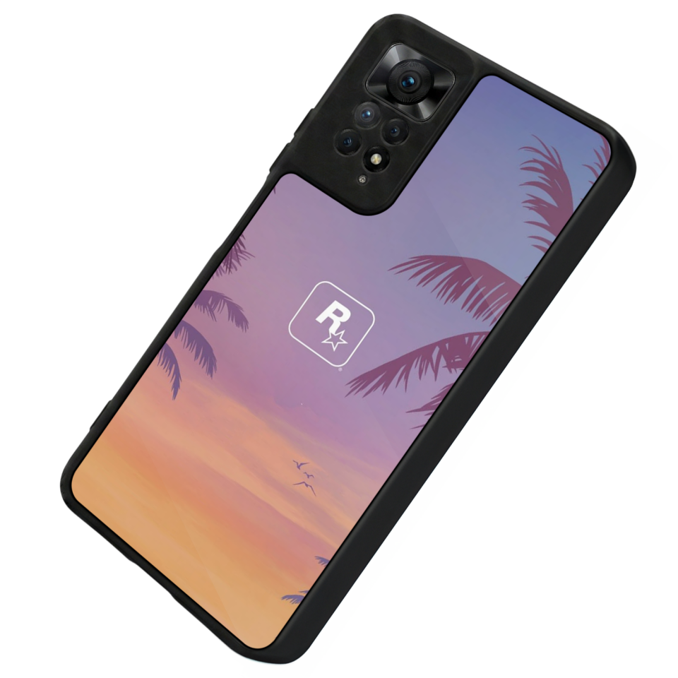 Xiaomi Redmi Note 12 Pro Uyumlu GTA Tasarımlı Glossy Premium Kılıf