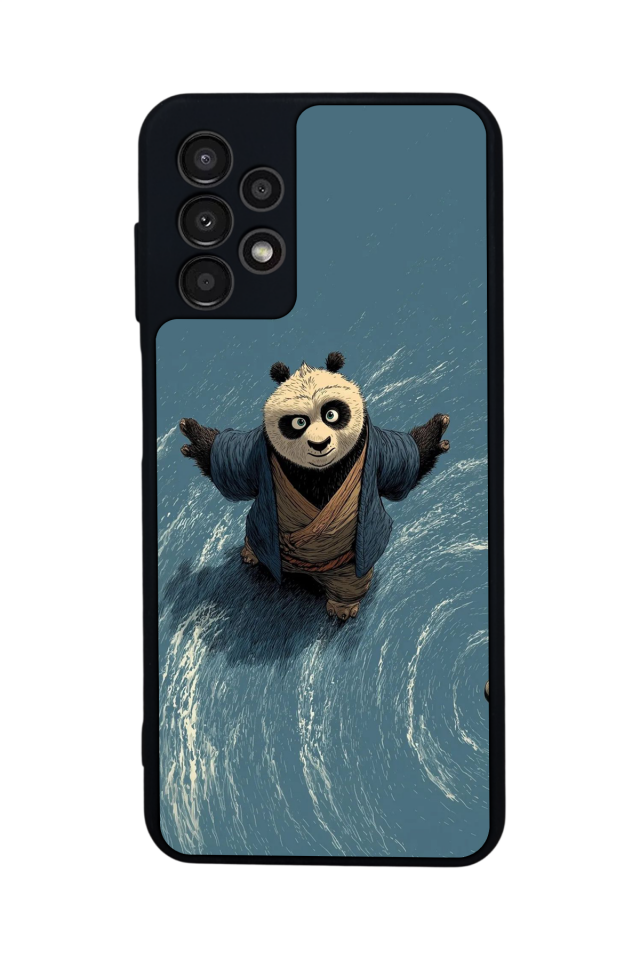 Samsung Galaxy A13 Uyumlu Kung Fu Panda Tasarımlı Glossy Premium Kılıf