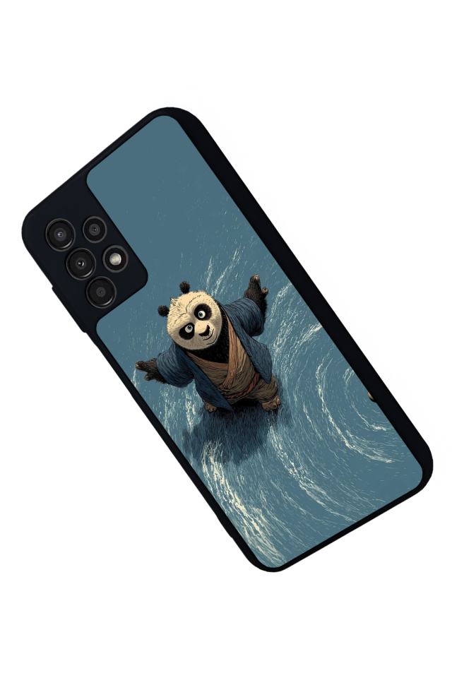 Samsung Galaxy A13 Uyumlu Kung Fu Panda Tasarımlı Glossy Premium Kılıf