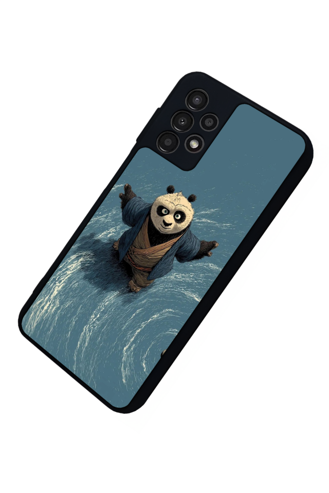 Samsung Galaxy A13 Uyumlu Kung Fu Panda Tasarımlı Glossy Premium Kılıf