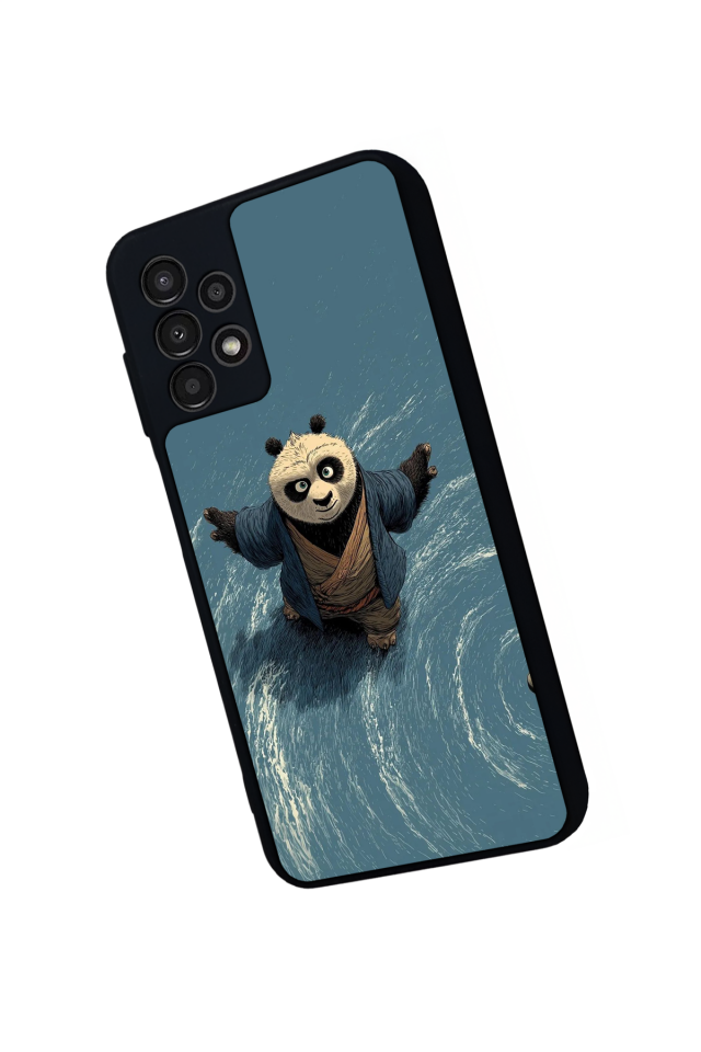 Samsung Galaxy A13 Uyumlu Kung Fu Panda Tasarımlı Glossy Premium Kılıf