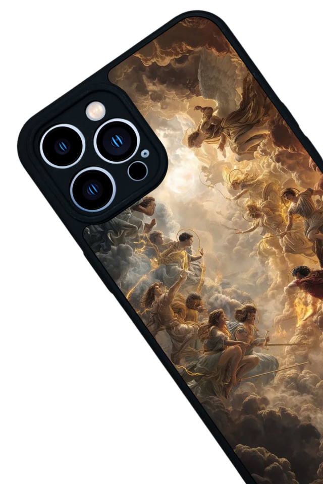 iPhone 12 Pro Max Uyumlu Melek Tasarımlı Glossy Premium Kılıf