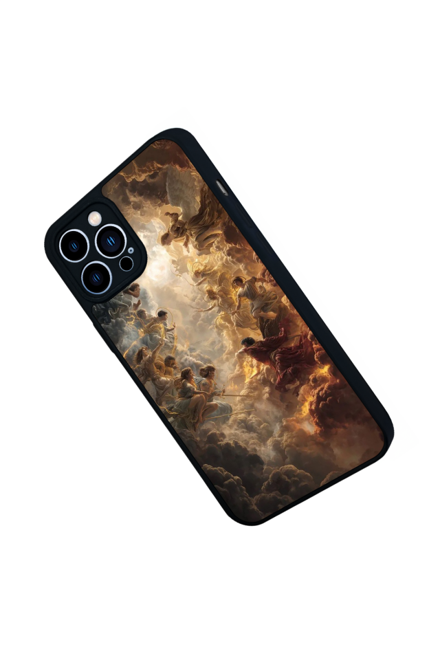 iPhone 12 Pro Max Uyumlu Melek Tasarımlı Glossy Premium Kılıf