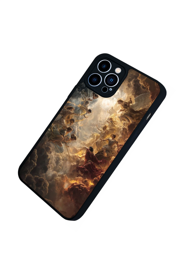 iPhone 12 Pro Max Uyumlu Melek Tasarımlı Glossy Premium Kılıf