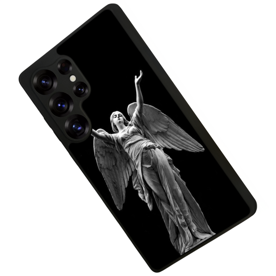 Samsung Galaxy S25 Ultra Uyumlu Melek Tasarımlı Glossy Premium Kılıf