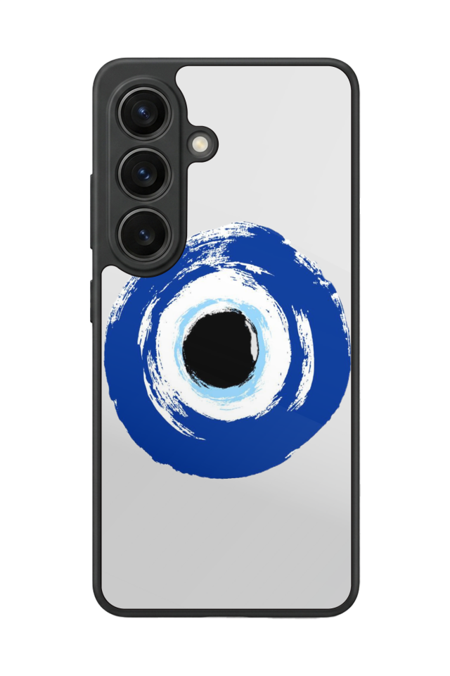 Samsung Galaxy S26 Uyumlu Nazar Tasarımlı Glossy Premium Kılıf