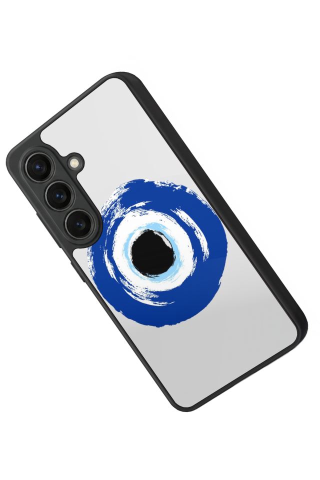Samsung Galaxy S26 Uyumlu Nazar Tasarımlı Glossy Premium Kılıf