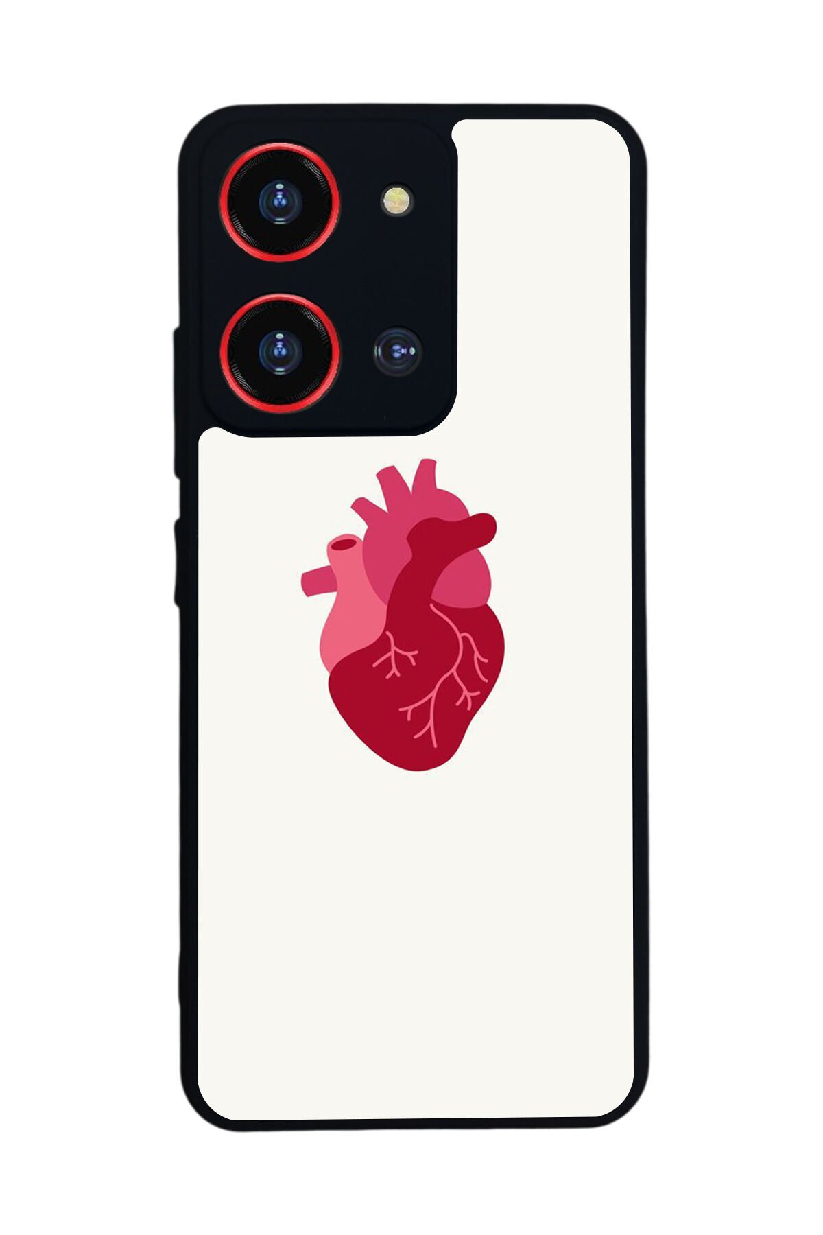 Reeder S19 Max Pro S 108MP Uyumlu Kalp Love Tasarımlı Glossy Premium Kılıf