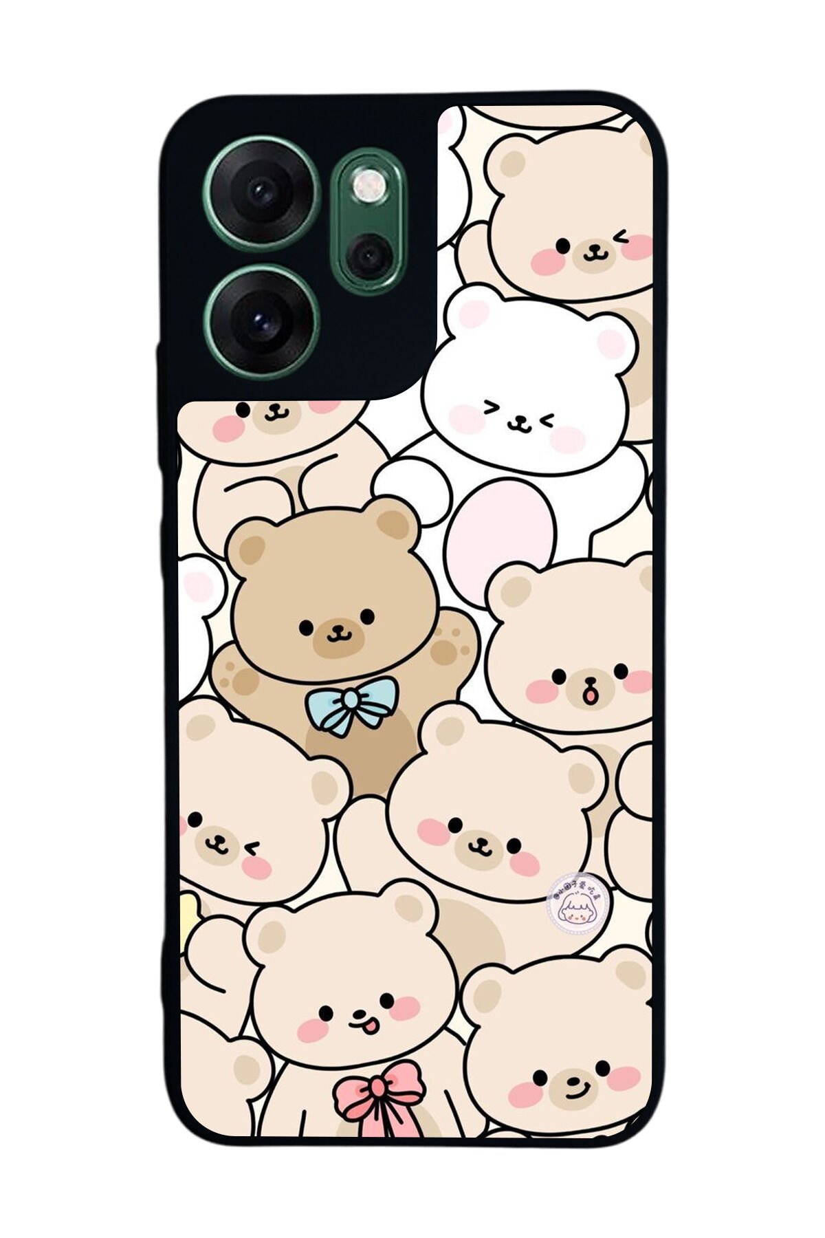 Oppo Reno 14F Uyumlu Ayı Tasarımlı Glossy Premium Kılıf