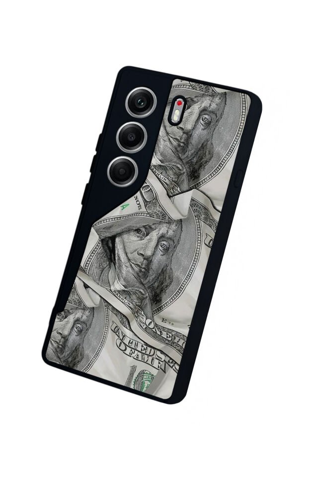 Tecno Camon 40 Uyumlu Money Para Tasarımlı Glossy Premium Kılıf