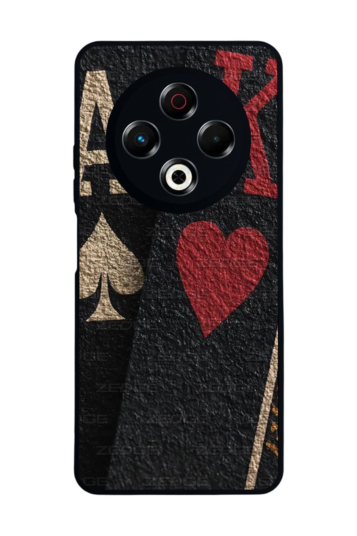Tecno Spark 30 Uyumlu Kart Tasarımlı Glossy Premium Kılıf