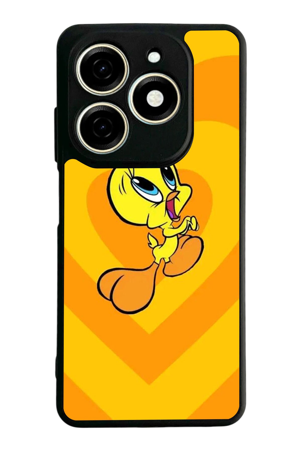 Infınıx Smart 8 Pro Uyumlu Tweety Tasarımlı Glossy Premium Kılıf
