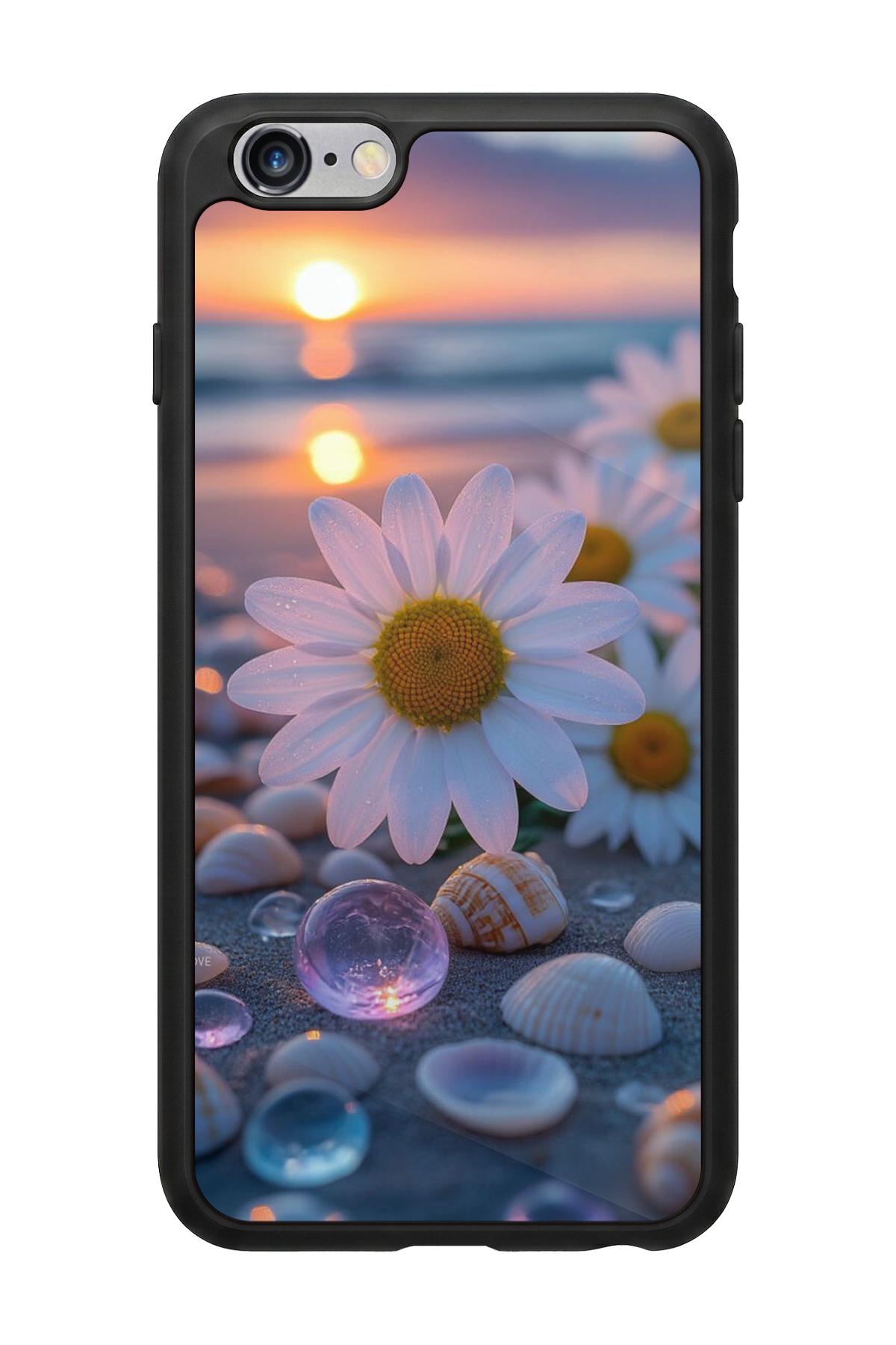 iPhone 6 Plus Uyumlu Cicek Tasarımlı Glossy Premium Kılıf