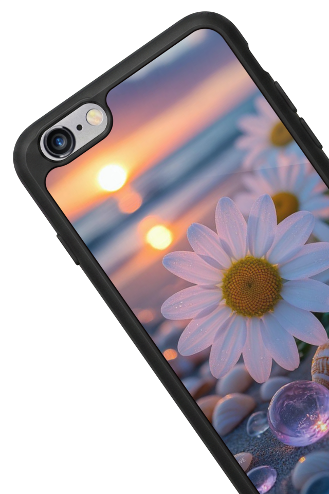 iPhone 6 Plus Uyumlu Cicek Tasarımlı Glossy Premium Kılıf