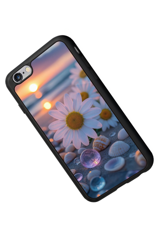 iPhone 6 Plus Uyumlu Cicek Tasarımlı Glossy Premium Kılıf