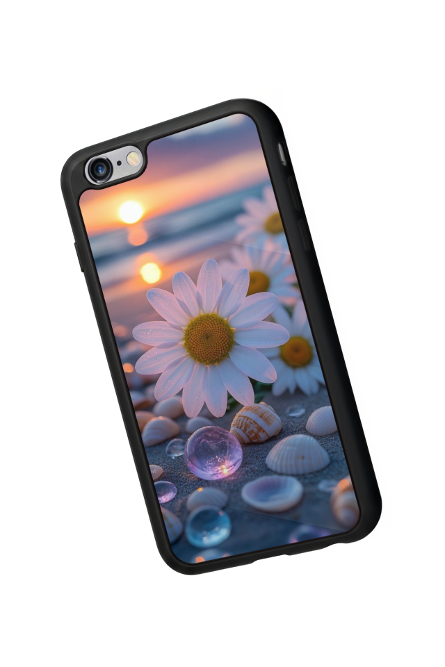 iPhone 6 Plus Uyumlu Cicek Tasarımlı Glossy Premium Kılıf