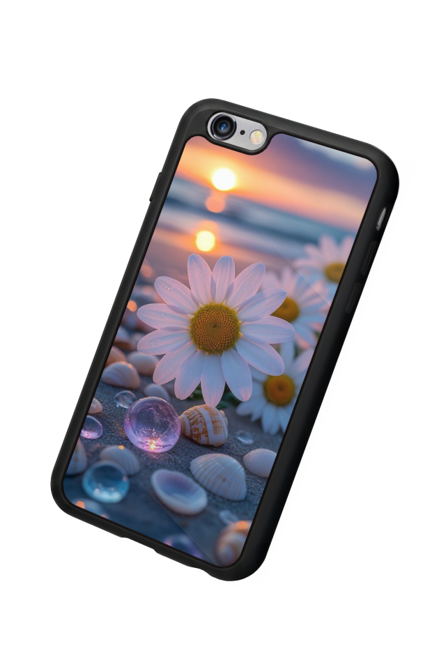 iPhone 6 Plus Uyumlu Cicek Tasarımlı Glossy Premium Kılıf
