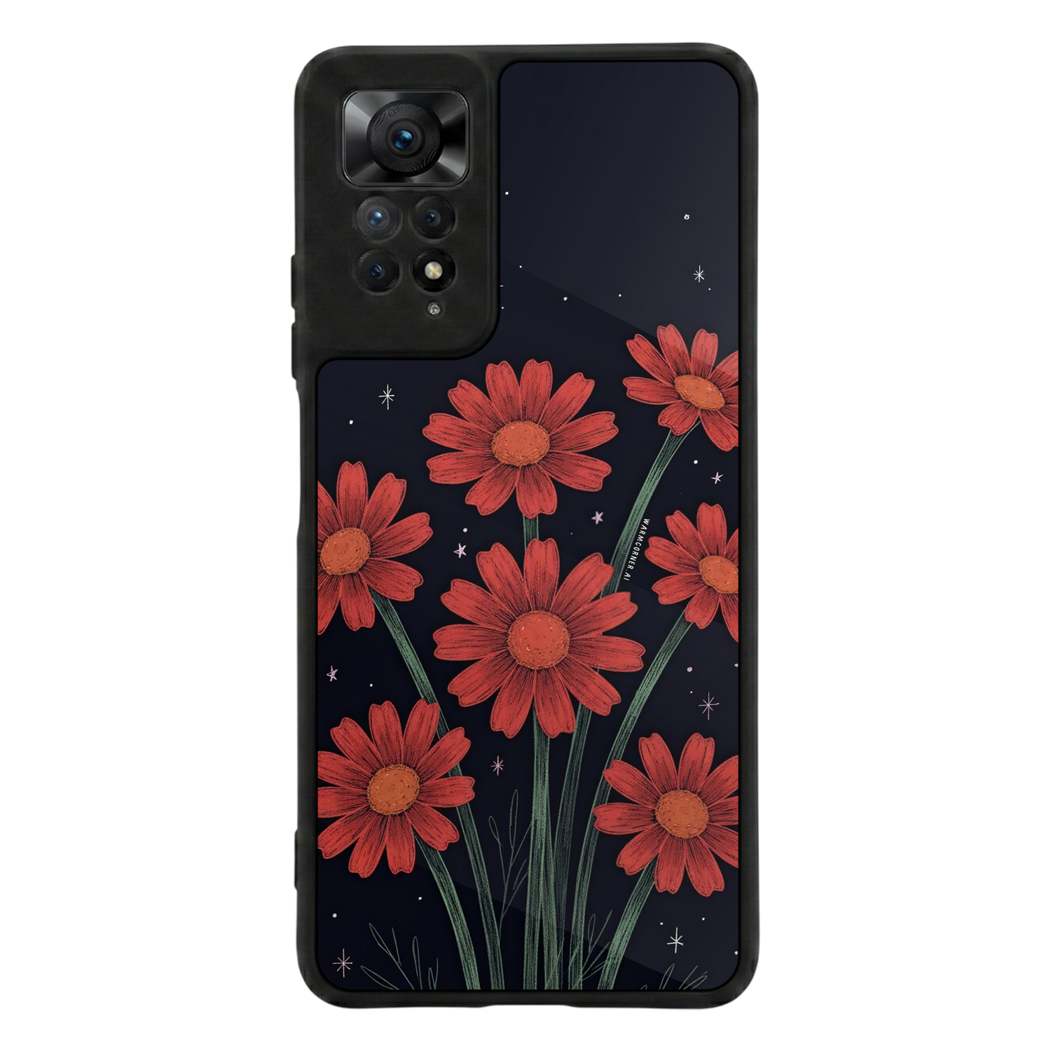 Xiaomi Redmi Note 11 Pro Uyumlu Floral Tasarımlı Glossy Premium Kılıf