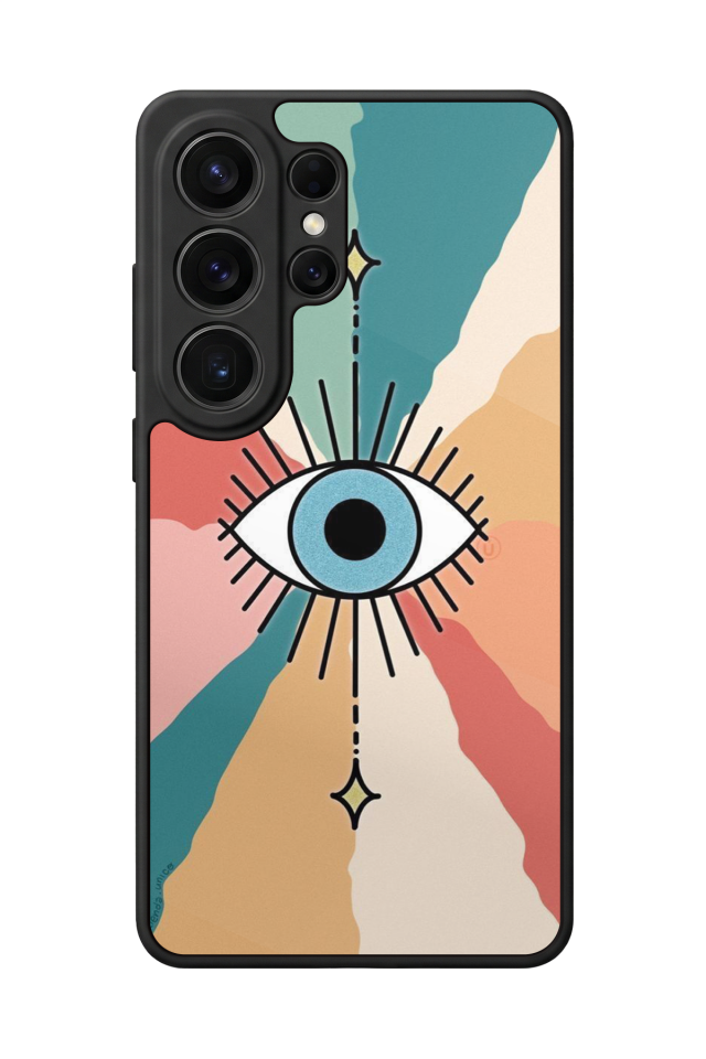 Samsung Galaxy S26 Ultra Uyumlu Göz Tasarımlı Glossy Premium Kılıf