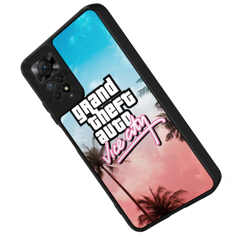 Xiaomi Redmi Note 12 Pro Uyumlu GTA Tasarımlı Glossy Premium Kılıf