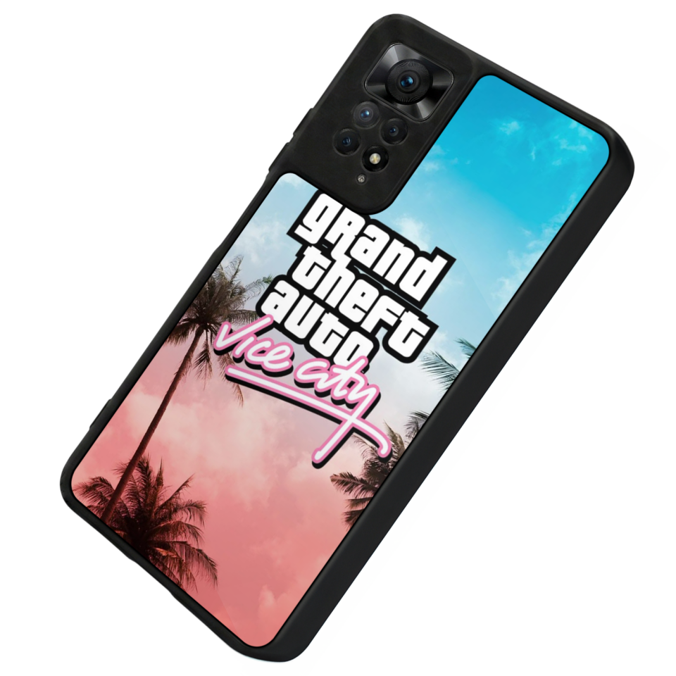 Xiaomi Redmi Note 12 Pro Uyumlu GTA Tasarımlı Glossy Premium Kılıf