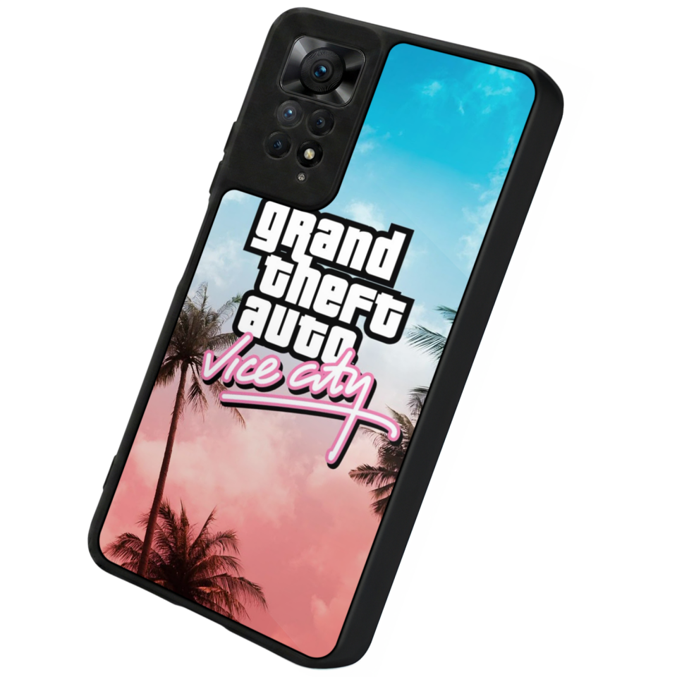 Xiaomi Redmi Note 12 Pro Uyumlu GTA Tasarımlı Glossy Premium Kılıf