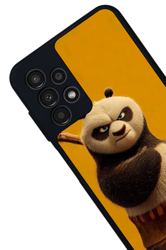 Samsung Galaxy A13 Uyumlu Kung Fu Panda Tasarımlı Glossy Premium Kılıf