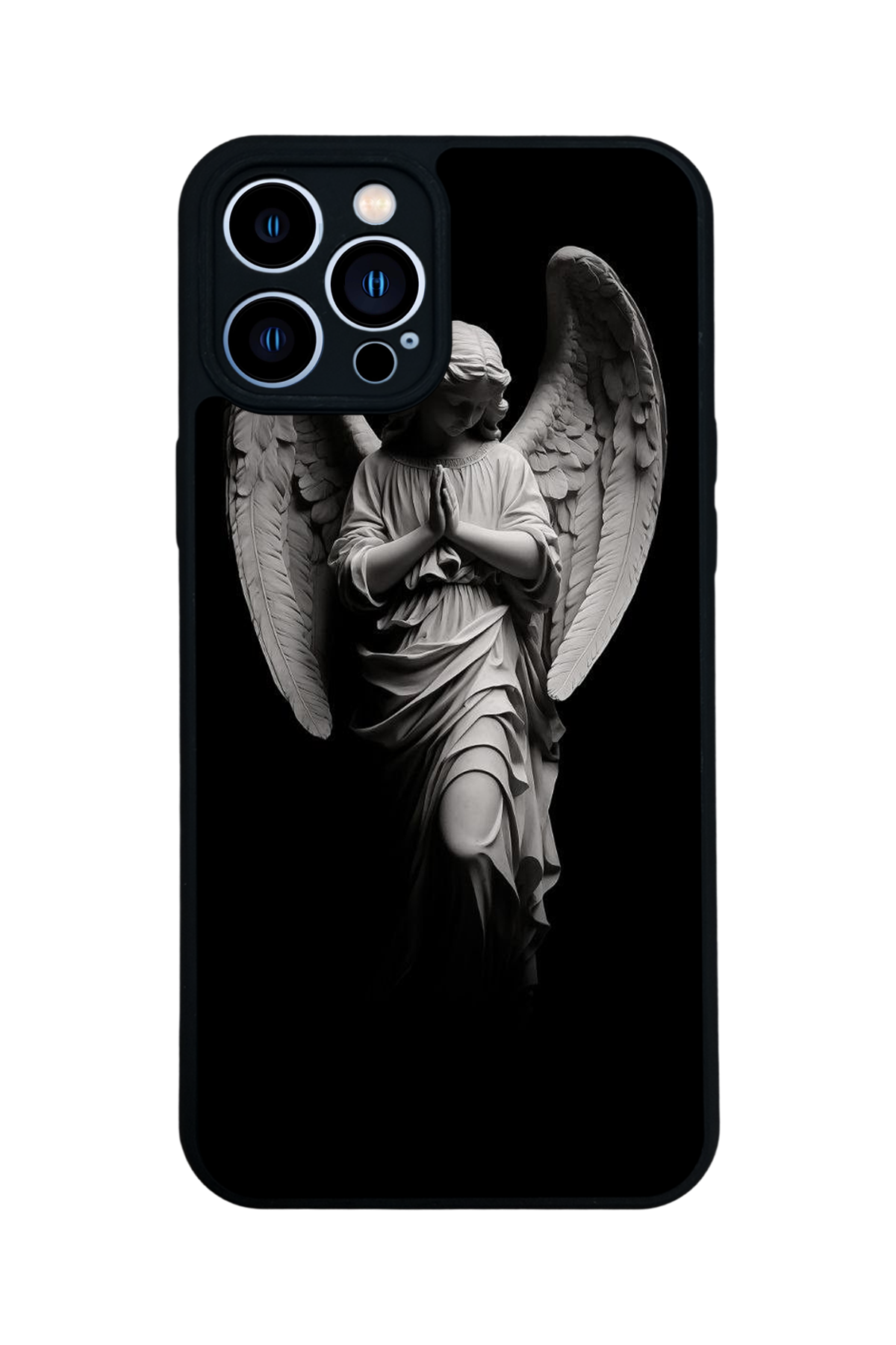 iPhone 12 Pro Max Uyumlu Melek Tasarımlı Glossy Premium Kılıf