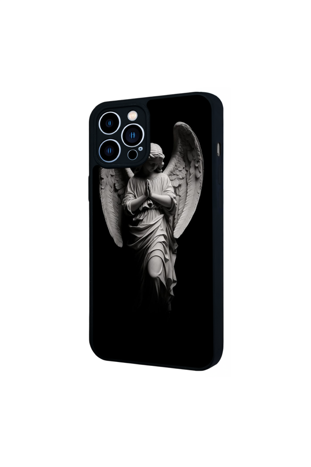 iPhone 12 Pro Max Uyumlu Melek Tasarımlı Glossy Premium Kılıf