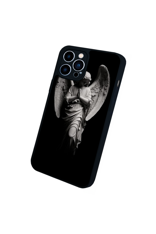 iPhone 12 Pro Max Uyumlu Melek Tasarımlı Glossy Premium Kılıf