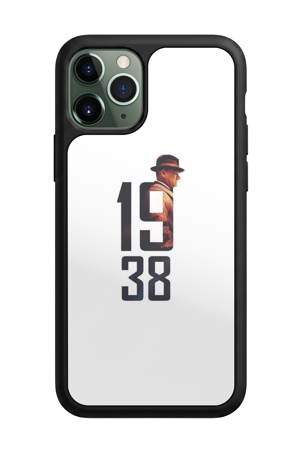 iPhone 11 Pro Max Uyumlu Mustafa Kemal Ataturk Tasarımlı Glossy Premium Kılıf