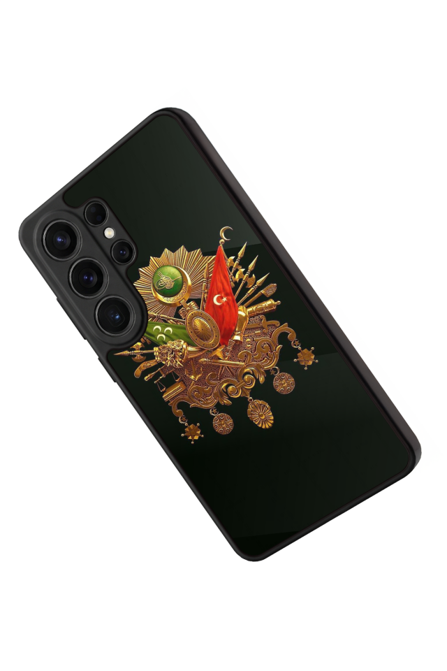 Samsung Galaxy S26 Ultra Uyumlu Osmanli Tugrasi Tasarımlı Glossy Premium Kılıf