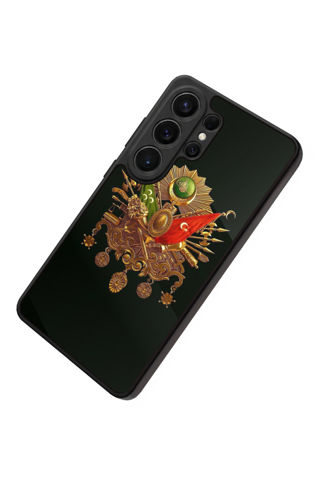 Samsung Galaxy S26 Ultra Uyumlu Osmanli Tugrasi Tasarımlı Glossy Premium Kılıf